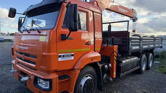 КМУ HANGIL 756 Plus на шасси КАМАЗ 65115 - универсальное решение для строительства, ЖКХ и логистики