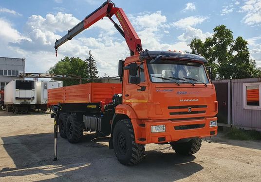 Бортовой КАМАЗ 43118-73094-50 с кму ИНМАН INMAN ИМ-150N