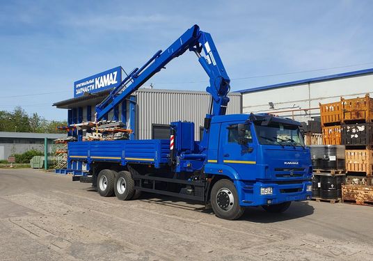 бортовой а/м КАМАЗ 65117-3010-48 с КМУ Клинцы 20К