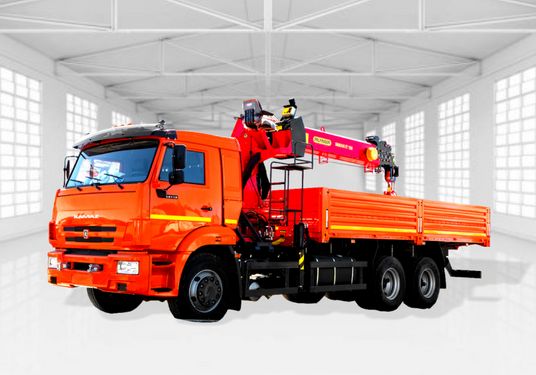 а/м бортовой с КМУ ИТ-150 на шасси КАМАЗ 65115-773962-50