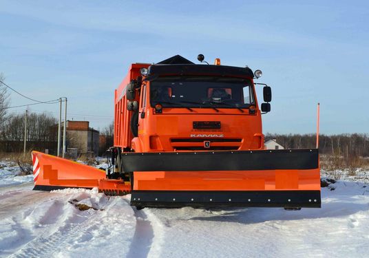 КДМ-7881010 на с.КамАЗ-6520-7915-49 (ПС сталь,V=10,5 м3, Передний, Средний и Боковой отвалы)