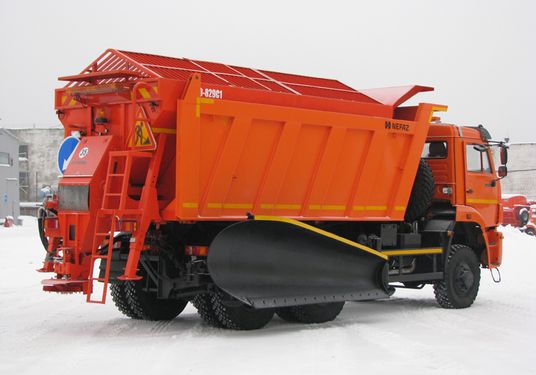 ЭД-405В3 на с.КамАЗ-6522 (ПС (сталь 09Г2С V=10,5 м3), Боковой отвал