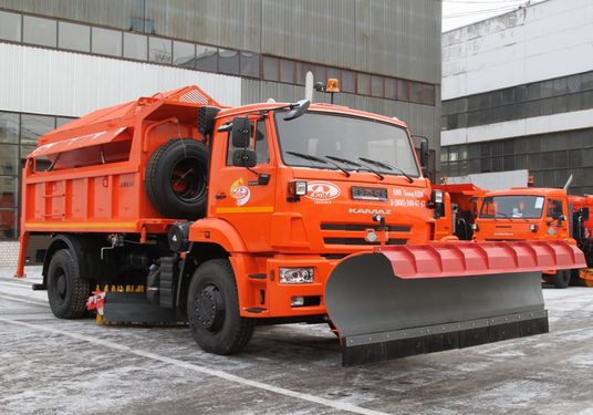 ЭД-244КМ на с.53605 (ПС сталь 09Г2С, V=5 м3, Передний отвал, Средняя щетка)