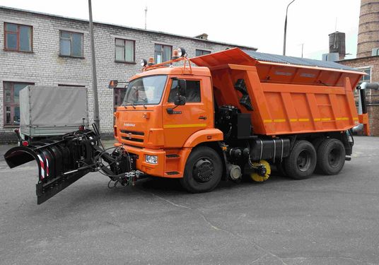 ЭД-405А1 на с.65115-48 (ПС сталь 09Г2С, V=8 м3, Передний отвал, Средняя щетка)