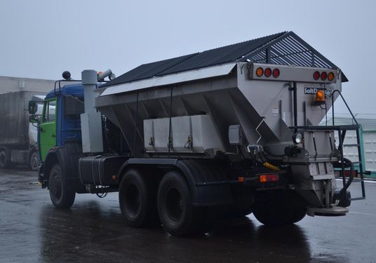КДМ-7881022 на ш.65115-50 (ПС нерж, V=10,5 м3, Баки для увлажнения)