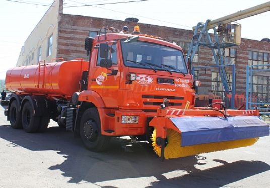 ЭД-405 на ш.65115-48 (ПМ сталь 09Г2С, V=9,7 м3, Сопла, Передняя щетка)
