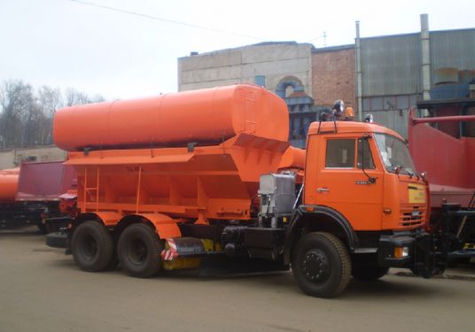 ЭД-405Б на ш.65115-50 (ПС сталь 09Г2С, V=8 м3, ПМ сталь 09Г2С, V=12,5 м3, Сопла, Средняя щетка)
