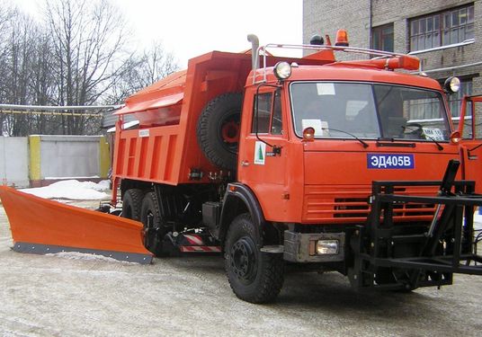 ЭД-405В на ш.65115-50 (Самосв.кузов, ПС сталь 09Г2С, V=8 м3, Отвал, Средний нож, Боковой отвал)