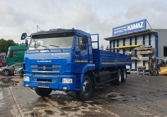 бортовой а/м с тент-каркасом на шасси КАМАЗ 65117-3020-48(A5)