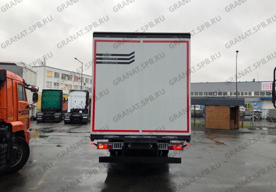 Бортовой а/м JAC N120 со шторным механизмом