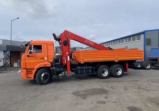 бортовой КАМАЗ 65115-48(А5) с кму HORYONG HRS 216