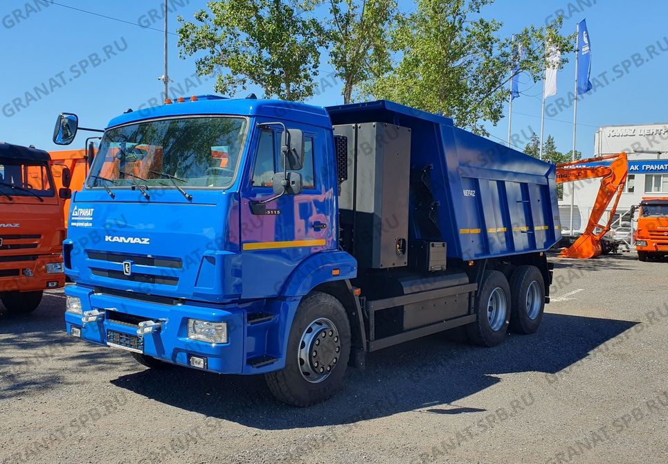 самосвал 6х4, г/п 14,40 тн, дв. дв. газов. 820.92-300, КП ZF9, 10м3, МКБ, МОБ, ГБО ГБО 9х80 + 4х80