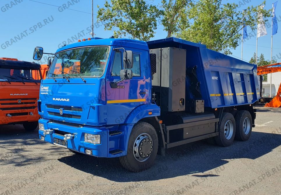 самосвал 6х4, г/п 14,40 тн, дв. дв. газов. 820.92-300, КП ZF9, 10м3, МКБ, МОБ, ГБО ГБО 9х80 + 4х80