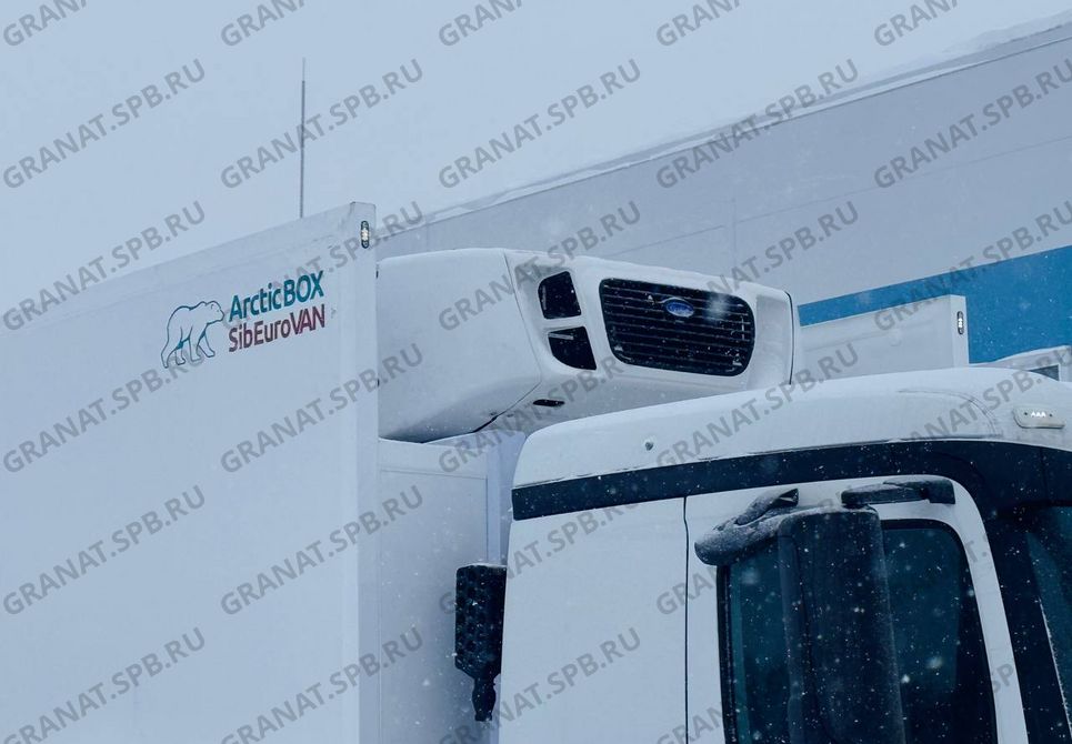 Рефрижератор N330-03 на шасси КАМАЗ 65658 с грузоподъемным бортом