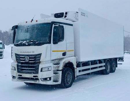 Рефрижератор N330-03 на шасси КАМАЗ 65658 с грузоподъемным бортом