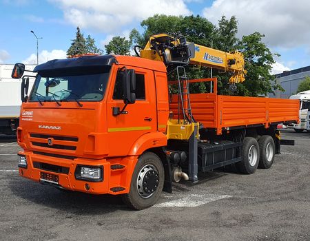 бортовой а/м КАМАЗ 65115-56 с тросовым КМУ XCMG SQS200-6